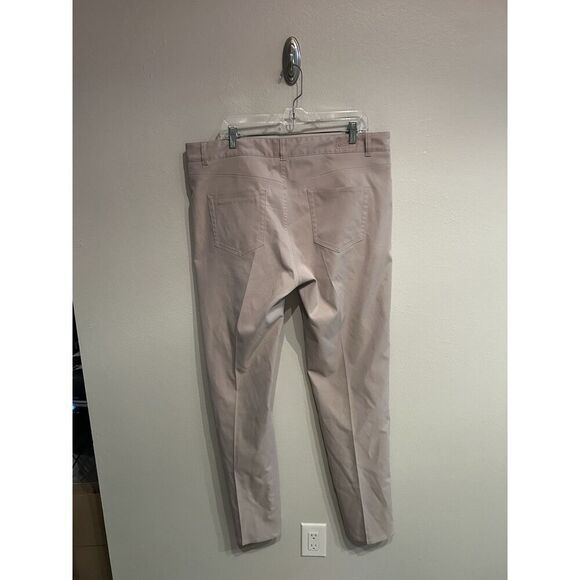 Peter Millar EB66 Pants Mens Size 38 38x34 Khaki Tan Beige - Picture 6 of 9